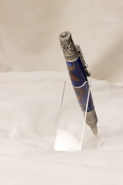 Pen: Pewter Anchor with Blue and Brown Acrylic - Image 3